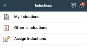 App Documents Inductions