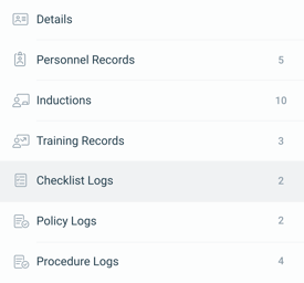 checklist-logs