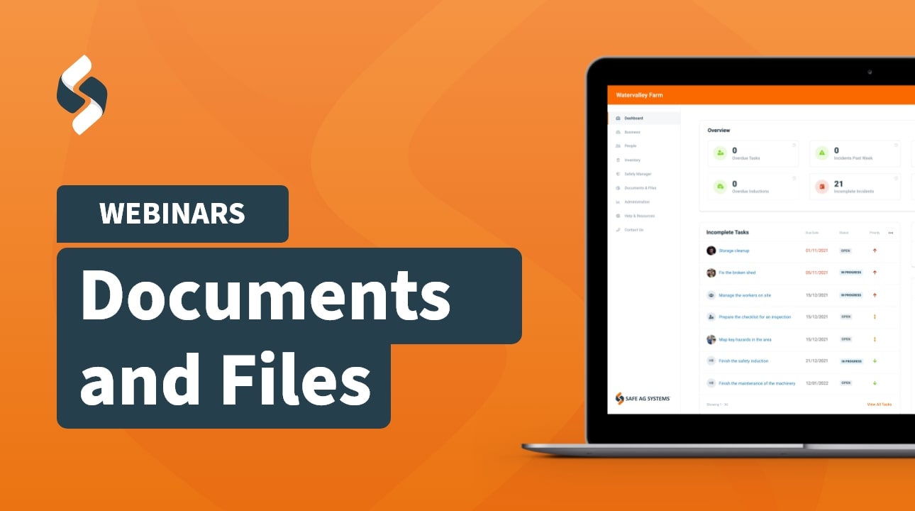 Webinar Series - Documents and Files