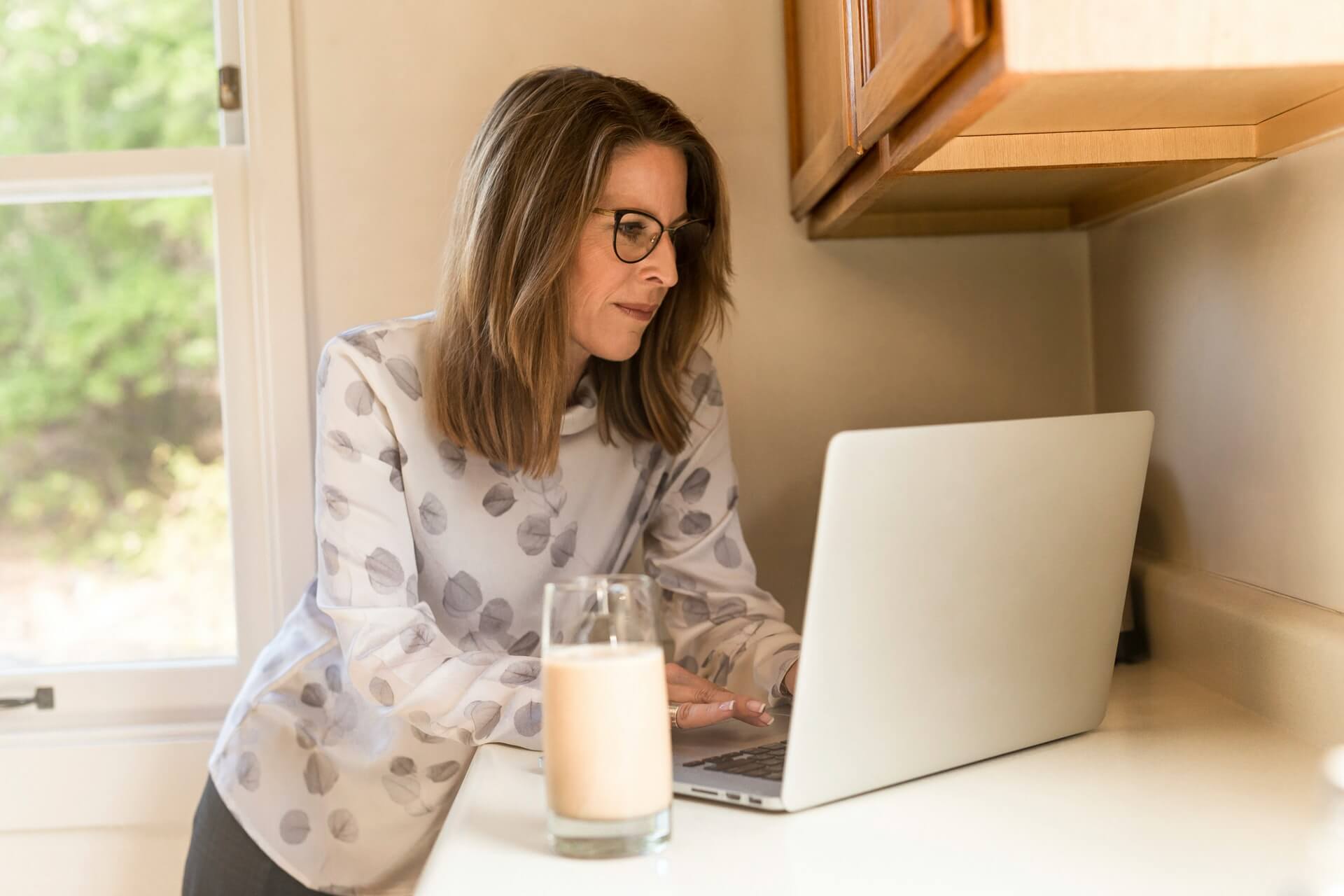 Farming Consultant with laptop